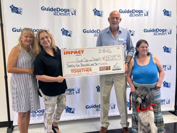 $25,000 Grant Will Provide Upgrade to Guide Dogs of the Desert Nursery